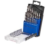 kwb HSS Drill Bit set 19-piece DIN 338 for Metal and plastic