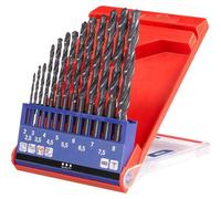 kwb HSS Metal Twist Drill set 13-pc steam-tempered for Metals 424140