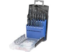 kwb HSS Metal Twist Drill Set 19-piece DIN 338 steam-tempered