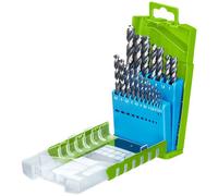 KWB Universal 19-Piece AKKU-TOP HI-NOX Metal Drill BIT Set, HSS - Drill Set, Ø 1 MM - 10 MM in 0.5 MM INCREMENTS