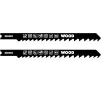 kwb Jigsaw Blade Wood med S30 2-pc (HCS Carbon Steel, Hardened Teeth, Polished Surface, Tooth Pitch 3.2-5.2 mm, 100 mm Length, U-shank)