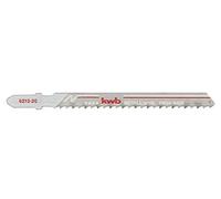 kwb Jigsaw Blades for Metal Made Of Sturdy Bi-Metal, Highly Elastic, With Single-Cam Shank (T-Shank), Single tooth, Optimum Service Life, Bright Steel Surface, for Fine Cuts