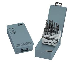 Kwb KRAFTIXX HSS Metal Drill Bit Set - Drill Bit Set, 25 Pieces, Ø 1 to 13 mm (Pitch 0.5 mm)