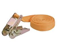kwb Lashing Strap 4.5 M X 25 Mm, Made Of Hard-Wearing Polypropylene, With Test Plate and Galvanised Metal Ratchet, Without Hooks, Tüv / Gs Tested