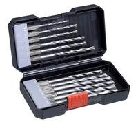Kwb 108840 Carbide Masonry Twist Drill Bit Set 12 Pieces 4.0 mm, 5.0 mm, 6.0 mm, 8.0 mm, 10.0 mm, 3 mm