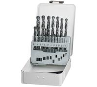 kwb Metal Twist Drill Bit set 19 pc sturdy Metal cassette 421944