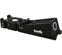 Kwb Pocket Hole Drilling Jig Incl. 9 mm Drill Bit, Depth Stop and TX-20 Bit 150 mm, 122 - 38 Board Thicknesses