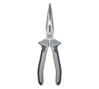 kwb Professional Flat Round Pliers 200mm, 45° Bent Form, Induction Hardened Cutting Edges