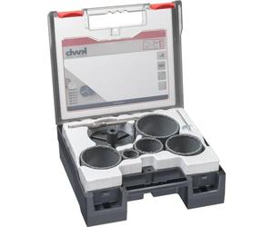 kwb Profi Hole Saw Set for Tilers 499505 (8 Pieces, HM-Spread, Precision Tube, high Temperature soldered)
