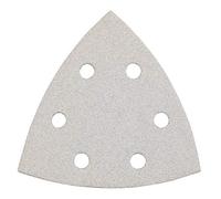 kwb Sanding Triangles 93 Mm Made Of Corundum With Stearate Coating, Grit 40, tool-Free Change, Full Synthetic Resin Bonding and Reinforced Paper Backing for Coarse Sanding Of Wood and Varnish
