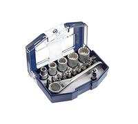 KWB Screwdriver Bit and Socket Set Hex Drive Bits with Ratchet Handle (17-Piece)
