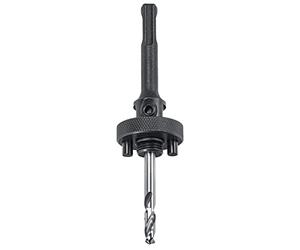 kwb SDS Plus Shank for HSS Bi-Metal Hole Saws, 5/8''-18 UNF Thread, with HSS Center Drill, Compatible with Einhell TE-RH 32 E Rotary Hammer