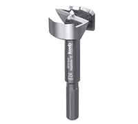 kwb Speed forstner bit Ø 35 Mm Made of Hardened and Tempered Special Steel with Precise Serrated Edge, Centre Point, Optimally Sharpened and Hardened Cutting Edges and Polished Surface.