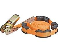 kwb Tensioning Strap with Ratchet and Jaws, 5 M X 25 Mm, Polypropylene (Pp), Hard-Wearing, Tüv/Gs Tested, Ideal for Tensioning When Gluing