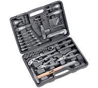 kwb tool box 63-piece basic workshop set in plastic case