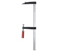 KWB Wooden-Handled Screw CLAMP 120x500 | Spanning Width 500 MM | CLAMP Depth 120 MM | ZINC DIE-CAST Jaws | Sturdy Metal Rail