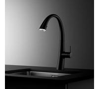 KWC Zoe Pull Out Kitchen Mixer Tap - Matt Black
