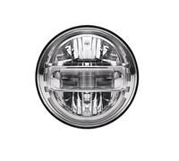 Kwedfgo Headlight Lamp 7inch LED Headlight Assembly Headlights Led 12V 24V DRL Running Light For Land For Rover For Defender 90 90/110 Tdci(1PC Chrome)