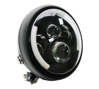 Kwedfgo Motorbike Headlights Spotlights For Suzuki Universal 7.5 Inch Led Headlight White/Amber Universal Motorcycle Led Headlamp Lamp Parts(A headlight)