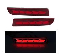 Kwedfgo Rear Light Assemblies LED Bumper Reflector Lights For Mitsubishi For Lancer For Evo For Evolution For ASX For Outlander Sport For RVR Dynamic Turn Signal(Red Surface A)