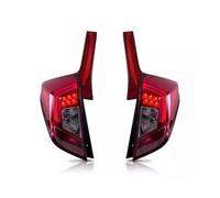 Kwedfgo Rear Light Assemblies LED Taillights For Jazz For Fit GK5 For RS Version 2014-2015 2016 2017 2018 Full-LED Tail Lights Plug And Play(A)