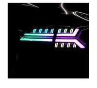 Kwedfgo Rear Light Assemblies Modified Taillight Assembly For Tesla For Model Y 2017 2018 2019 2020 2021 2022 For Full LED Rear Taillights Dynamic DRL(F)