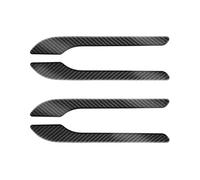 Kwedfgo Side Exterior Door Handle for Tesla for Model 3/Y/3+ Door Handle Protector Wrap Launch Accessories Material Carbon Fiber Color Cover