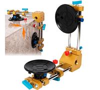 Kweetle 90 Degree Stone Seam Setter with 2 pcs 6 inch Vacuum Suction Cups for Seam Joining Leveling, Right Angle Professional Solid Countertop Installation Tool for Granite, Stone, Marble, Slab