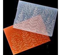 KWELLAM 3D Tree Woodland Forest Background Plastic Embossing Folders for Card Making Scrapbooking and Other Paper Crafts 3102603
