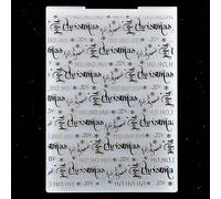 KWELLAM Words Christmas Let it Snow Joy HO HO HO Background Plastic Embossing Folders for Card Making Scrapbooking and Other Paper Crafts 4092602