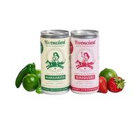 Kwenched Spicy Margarita & Strawberry Daiquiri | Premium Japanese Sake Cocktail, 8% ABV | 12 x 200ml | Made with Real Fruit | Low Sugar, Gluten Free, Sulphite Free | Pre-Mixed & Ready to Drink