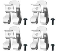 KWEOTUGO 4pcs Belt Hook with Screw, Silver Metal, Tool Hook, Modern Style, Fits Ryobi/Ridgid Models: R86034, R86008, P320, P360