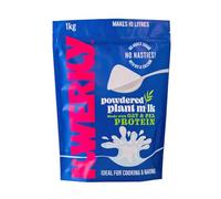 KWERKY Oat Milk Powder 1kg =10L - Plant Based Oat Drink | Dairy, Gluten, Nut, Soy-Free | Pea Protein, Calcium, Vitamin B12 | No Added Sugar | No Gums & Seed Oils, No Additives | For Cooking & Baking