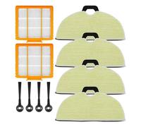 KWHRPOQS Mop Brush Filter Kit，Compatible For Shark，RV2610WA RV2620WA RV2410WD AV2610WA AI Ultra，2-In-1 Robot Vacuum Part