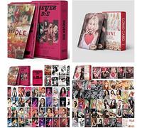 KWIBYBGS 2 Pack/110Pcs (G) I-Dle Lomo Cards I-Dle Postcards (G) I-Dle I Love New Photo Album Cards (G) I-Dle Merch Mini Lomo Cards