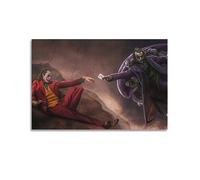 KWID Joker Movie Posters Joaquin Phoenix&heath Ledger Poster Decorative Painting Canvas 24x36inch(60x90cm)