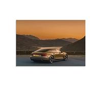 KWID Supercar Poster for Audi Rs E Tron Gt Sports Car Hyper Car Poster Decorative Painting Canvas Wall Posters And Art Picture Print Modern Family Bedroom Decor Posters 12x18inch(30x45cm)