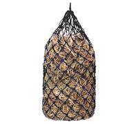 Kwik Pets Slow Hay Feeder Bag for Horses, Goats, Donkeys, Cattles is Made from Durable Nylon Rope with 42 Inch Hay Bag Size & 1.75 Inch Feed Holes. Save Time & Reduce Waste, Black Color