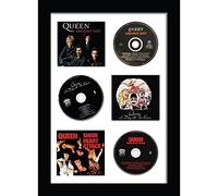 Kwik Picture Framing Ltd 7 inches Vinyl Record Frame for 3x records and 3x Sleeves Music Memorabilia Frame - Black Frame