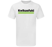 Kwikasfuki Mens Funny Biker Kawasaki T-Shirt For Fans of Motorbike Ninja Racing