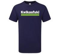 Kwikasfuki Mens Funny Biker Kawasaki T-Shirt For Fans of Motorbike Ninja Racing