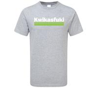 Kwikasfuki Mens Funny Biker Kawasaki T-Shirt For Fans of Motorbike Ninja Racing