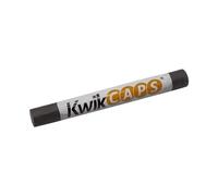 KwikCaps Furniture Repair Crayons - Scratch Restore & Touch-Up Marker, Wax Stick Crayons for Stains, Scratches, Wood Floors, Furniture, Solid Wood, Worktops, Melamine Boards - Onyx Grey