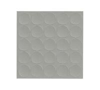 KwikCaps Screw Hole Covers and Head Covers, Self-Adhesive 14mm SINGLE SHEET of 25 PVC Screw Stickers, Pebble Grey