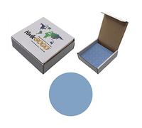 KwikCaps Screw Hole Covers and Head Covers, Self-Adhesive 14mm Trade Box of 625 PVC Screw Stickers, Capri Blue