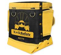 KwikSafety - Charlotte, NC - RedIRON Bolt Bag [Heavy-Duty Canvas + Double Reinforced Stitching] Multi-Use Ironworker Utility Bag | Tool, Bull-Pin & Bolt Pouch w/Belt Loop Tunnel Connection