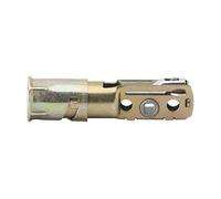 Kwikset 83186-001 Adjustable Drive-in Deadbolt Replacement Latch, Brass