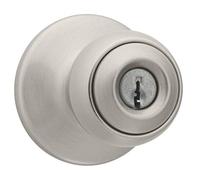 Kwikset 94002-872 Tylo Keyed Entry Knob in Satin Nickel
