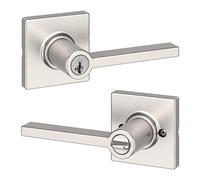 Kwikset 94050-661 Casey Entry Lever, Satin Nickel