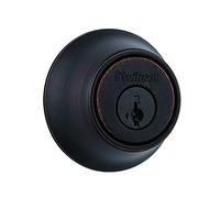 Kwikset 96600-585 660 Signature Single Cylinder Light Duty Dead Bolt, Different, Heavy Gauge Steel, Venetian Bronze